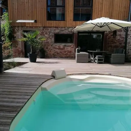 Du Cote De Chez Pam - Terrasse - Piscine - Parking Privee Tatil Evi Beblenheim