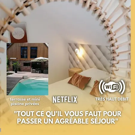 Du Cote De Chez Pam - Terrasse - Piscine - Parking Privee Nyaraló Beblenheim